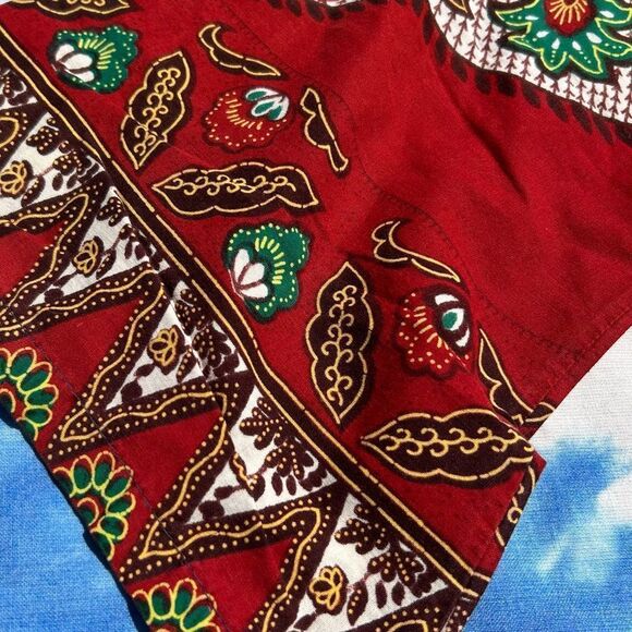 Vintage 70s Boho Hippy Floral Top Size small O/S - Picture 10 of 15